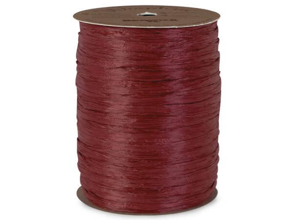 Matte Raffia Ribbon: Ivory Buff, 1 Pack, 100 yards