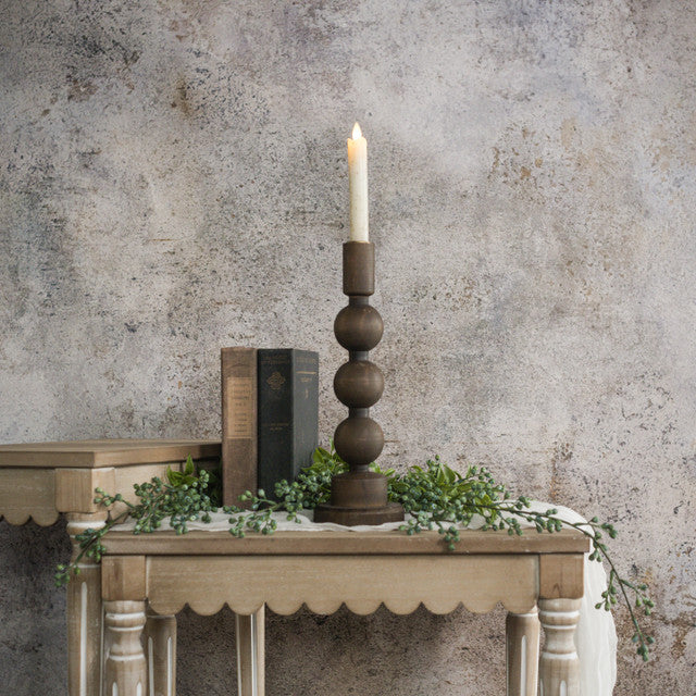 Wood Bonded Taper Candlesticks