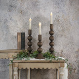 Wood Bonded Taper Candlesticks