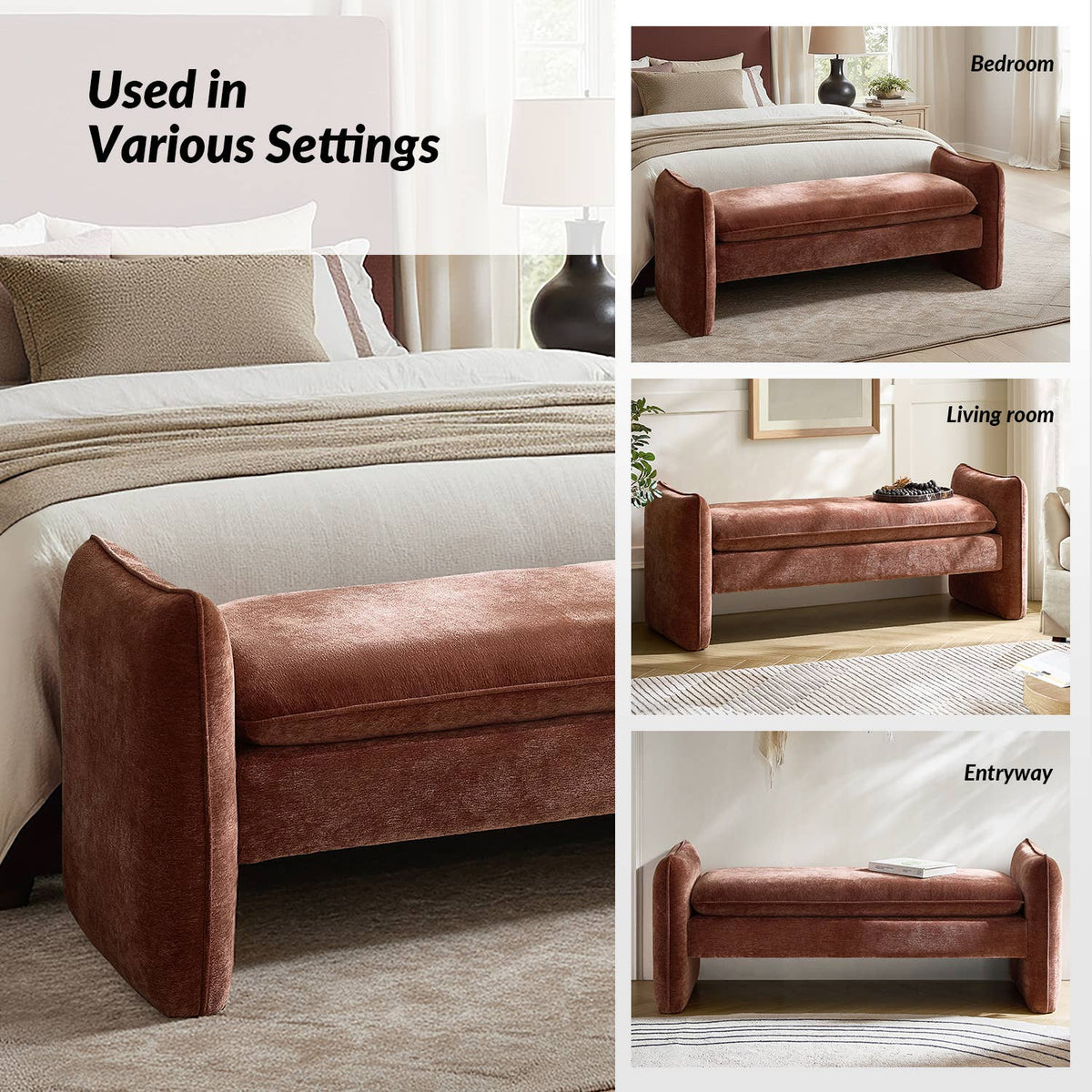 Ella Bench: Caramel