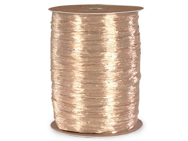 Pearlized Raffia Ribbon: Light Blue, 1 Pack, 100 yards