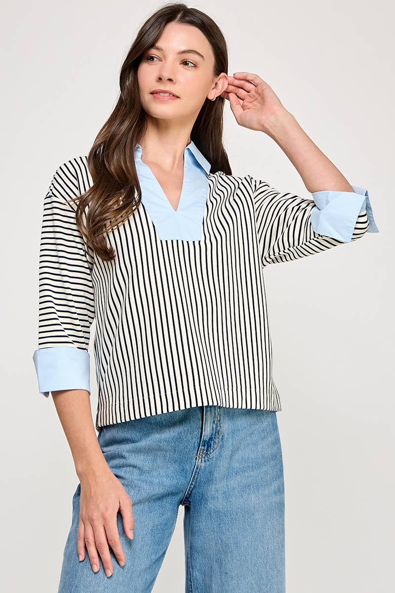 Harbor View Striped Top