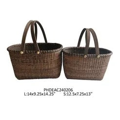 Rattan Carriage Basket- 2 sizes