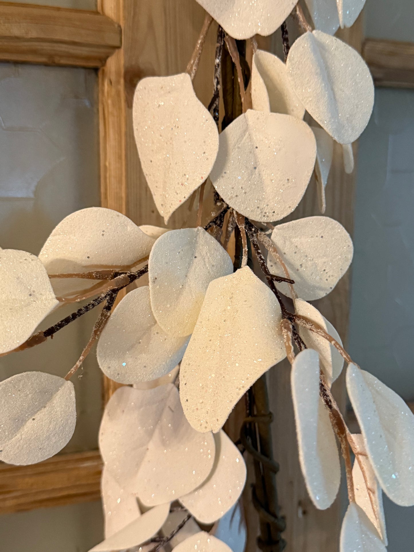 5' White Eucalyptus Garland
