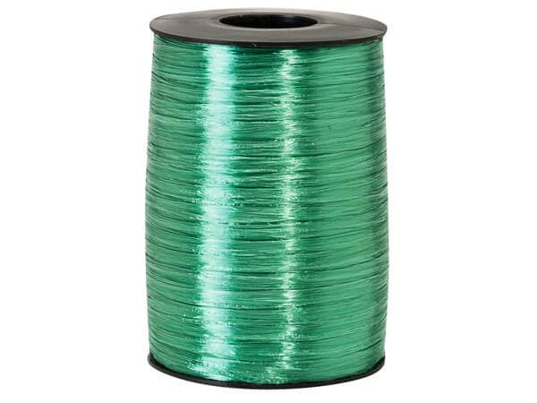 Pearlized Raffia Ribbon: Light Blue, 1 Pack, 100 yards
