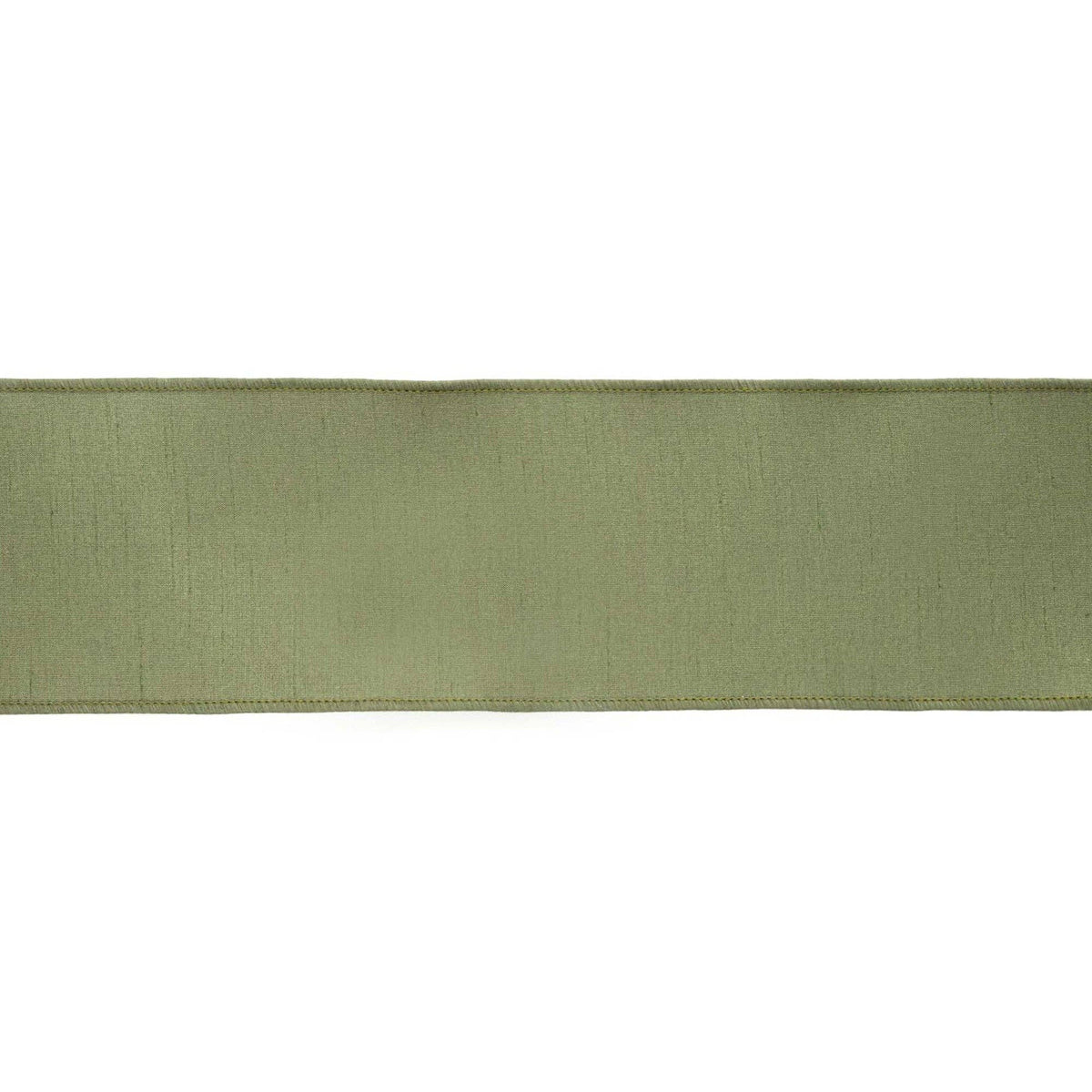 4" Wired Double-fused Dupioni Ribbon | 10 Yard Roll