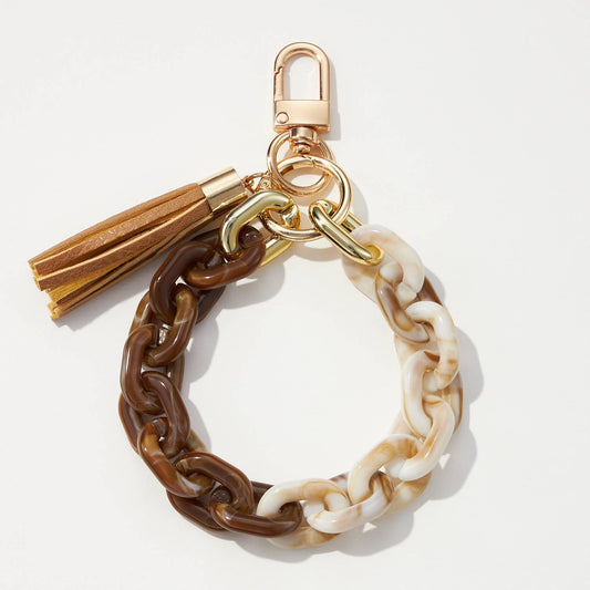 Acrylic Chain Tassel | Keychain: BRW