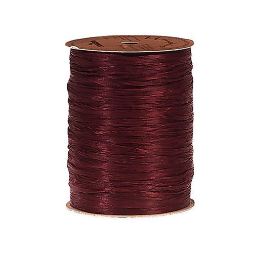 Matte Raffia Ribbon: Ivory Buff, 1 Pack, 100 yards