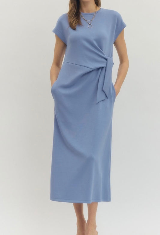Effortless Grace Midi Dress