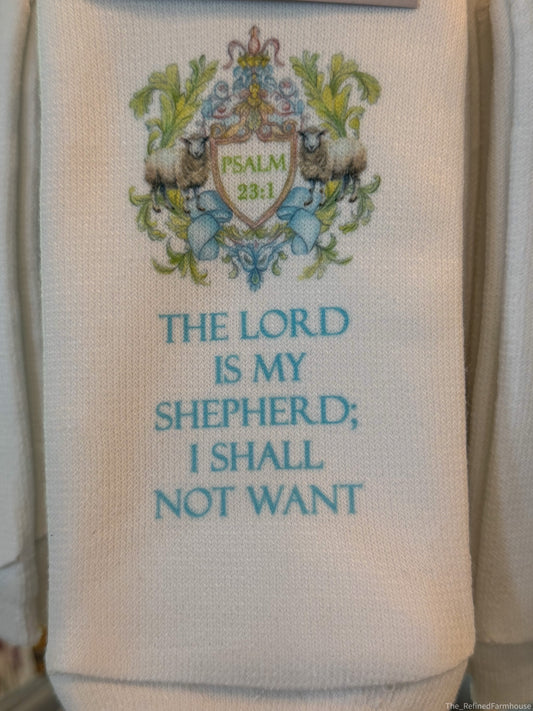 Psalm 23:1 Lord is my shepherd-Socks