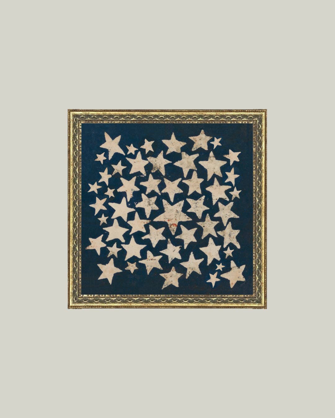 Stars Gold Framed: 6x6