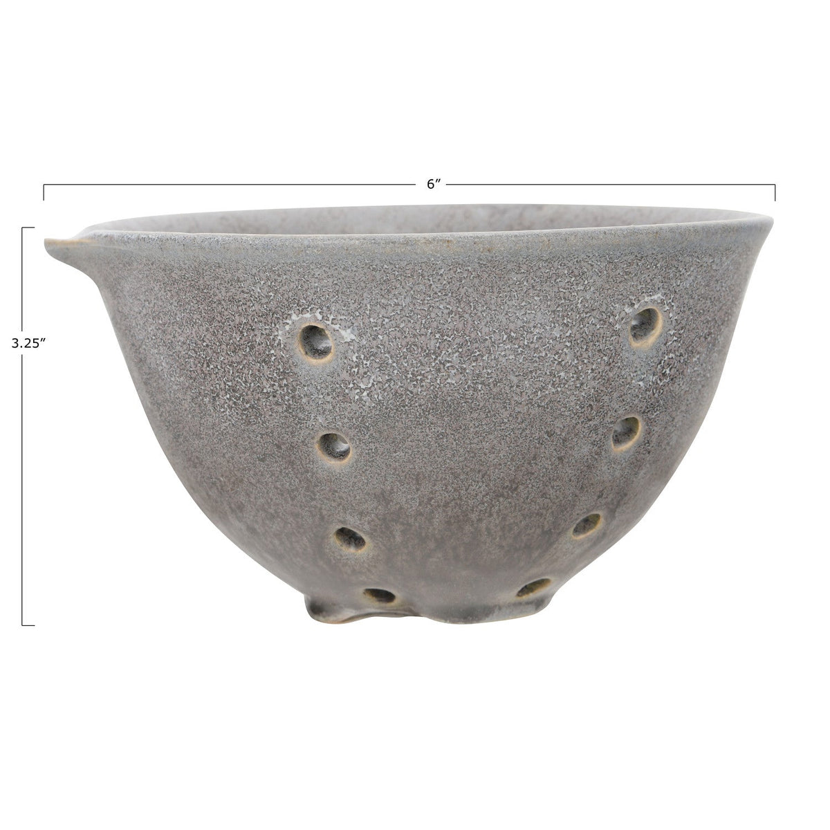 Stoneware Berry Bowl w/glaze