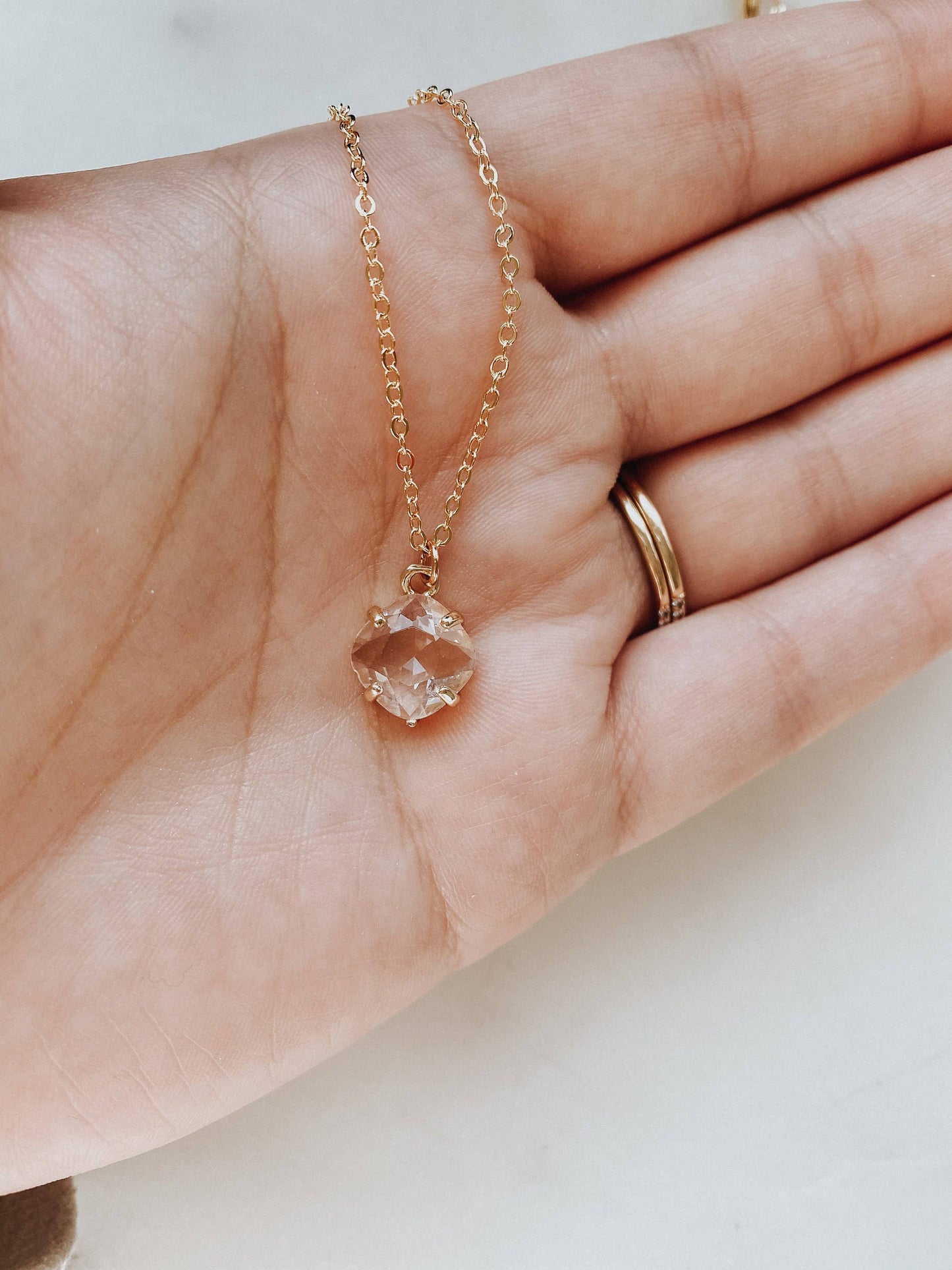 Birch Necklace - Gold