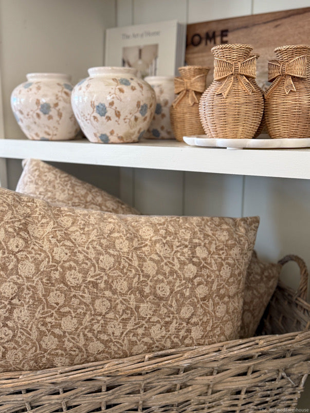 Sandy Floral Pillow