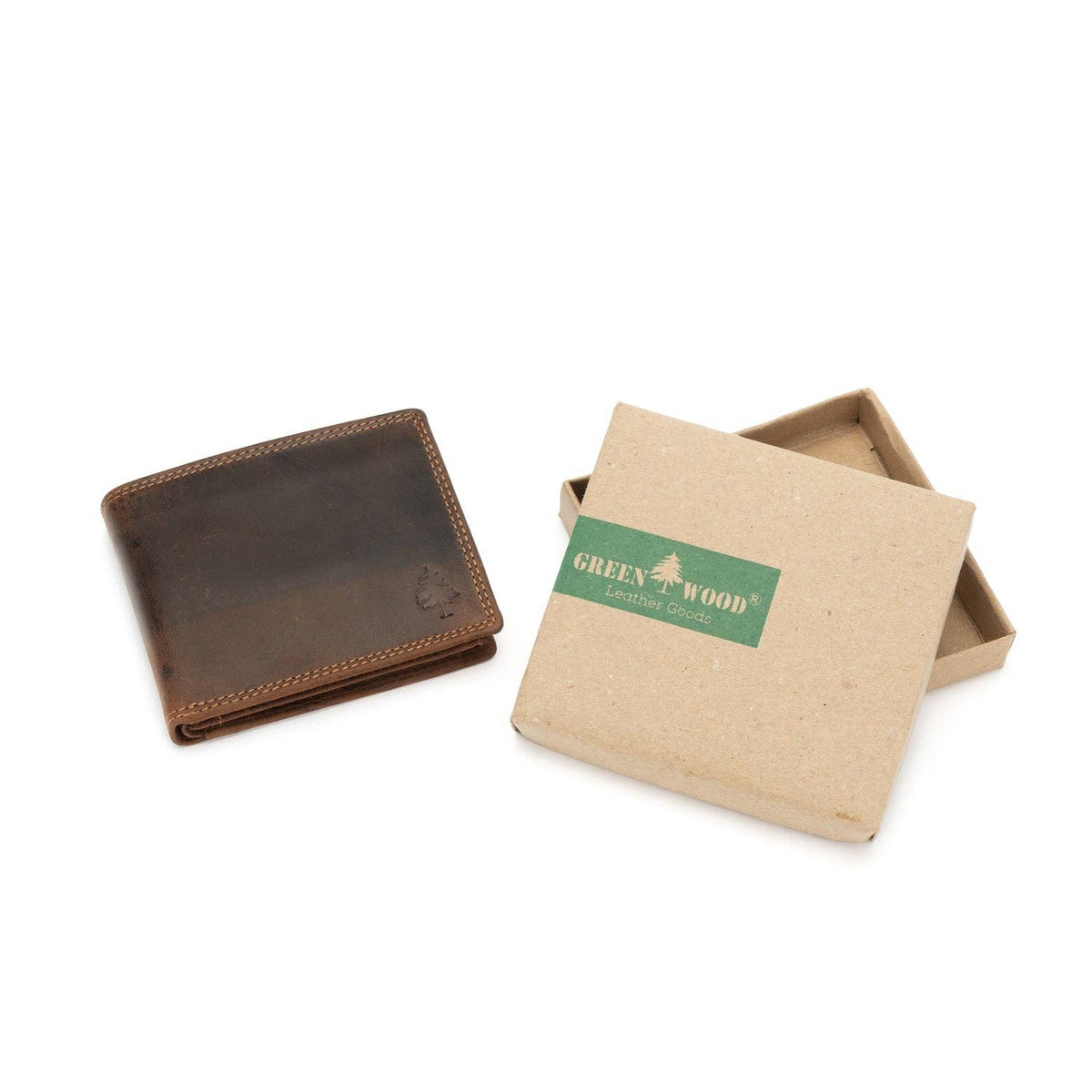 Leather Men Wallet Hart-Sandal
