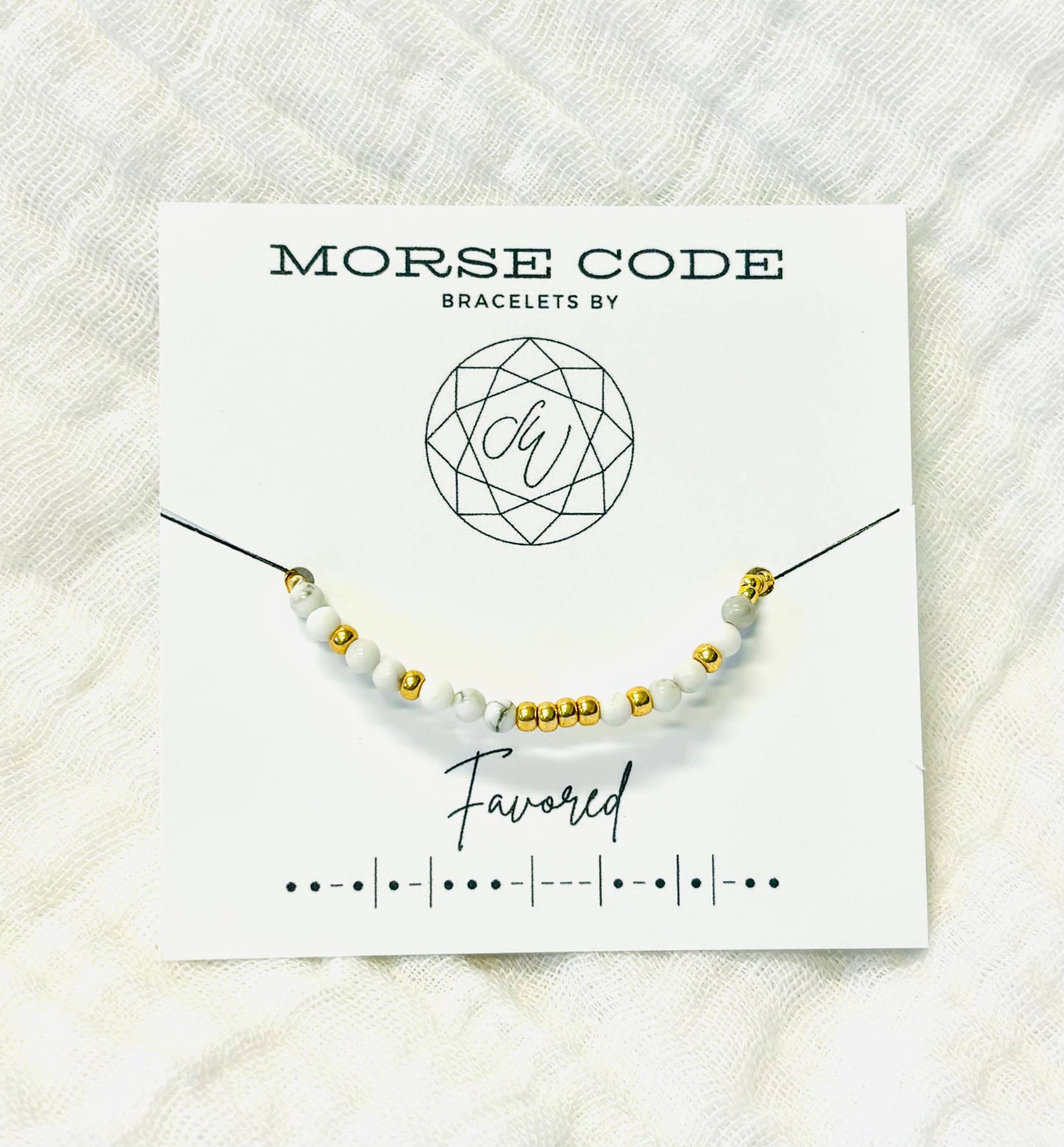 Morse Code Bracelet: Favored
