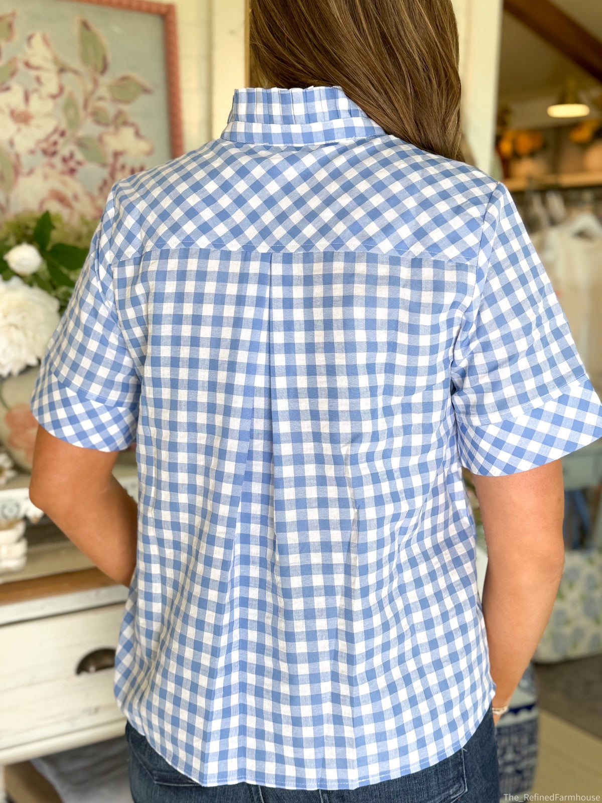 Timeless Charm Gingham Blouse
