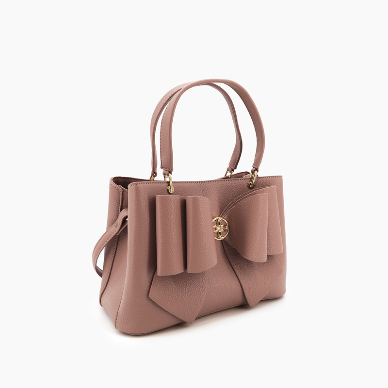 Jesse Bow Vegan Crossbody Bag: Mauve