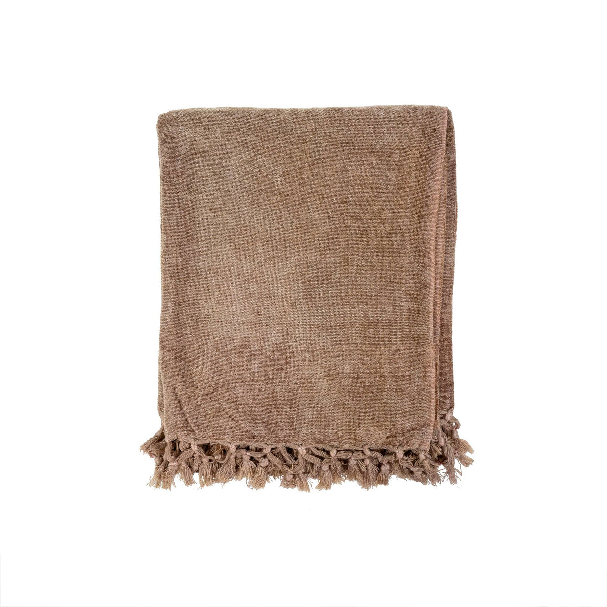 Ultra-Soft Chenille Throw, Beige