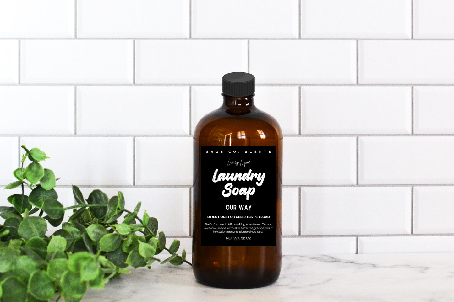 Luxury Liquid Laundry Detergent: Volcanic