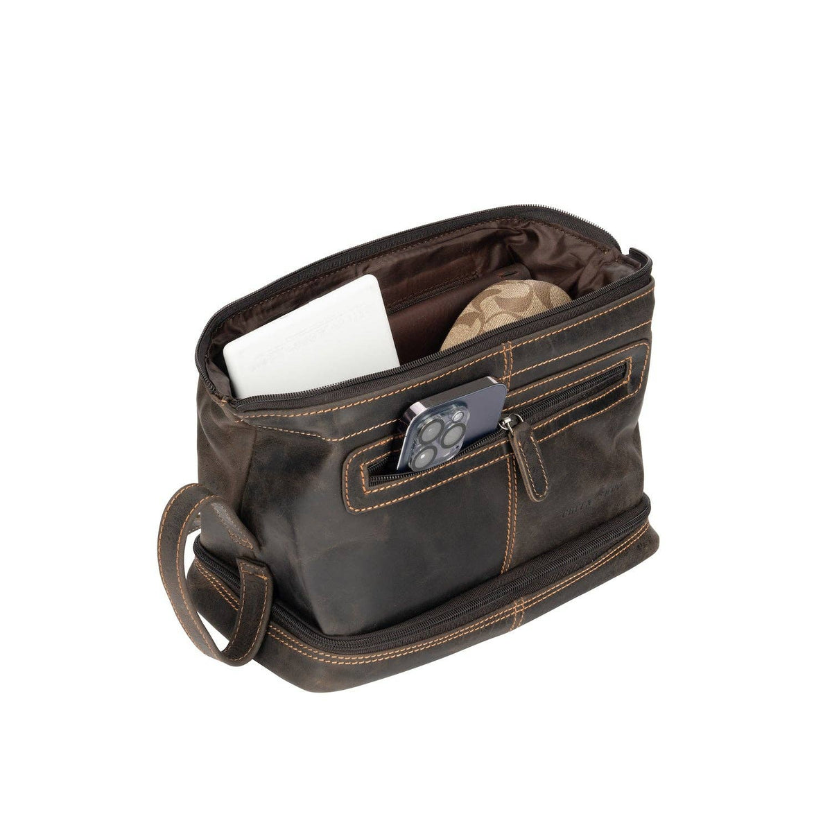 Leather Toiletry Bag Napier