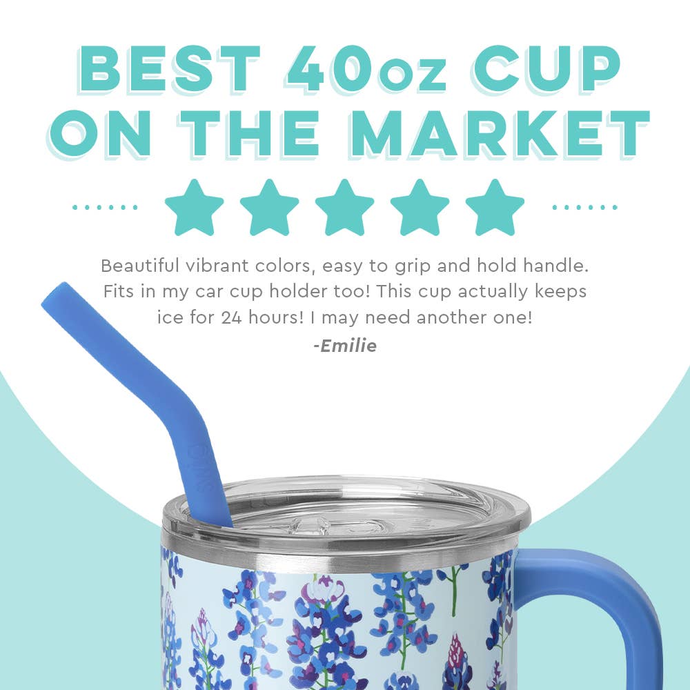 Bluebonnet swig Mega Mug (40oz)