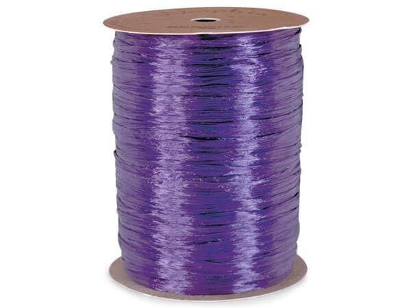 Pearlized Raffia Ribbon: Light Blue, 1 Pack, 100 yards
