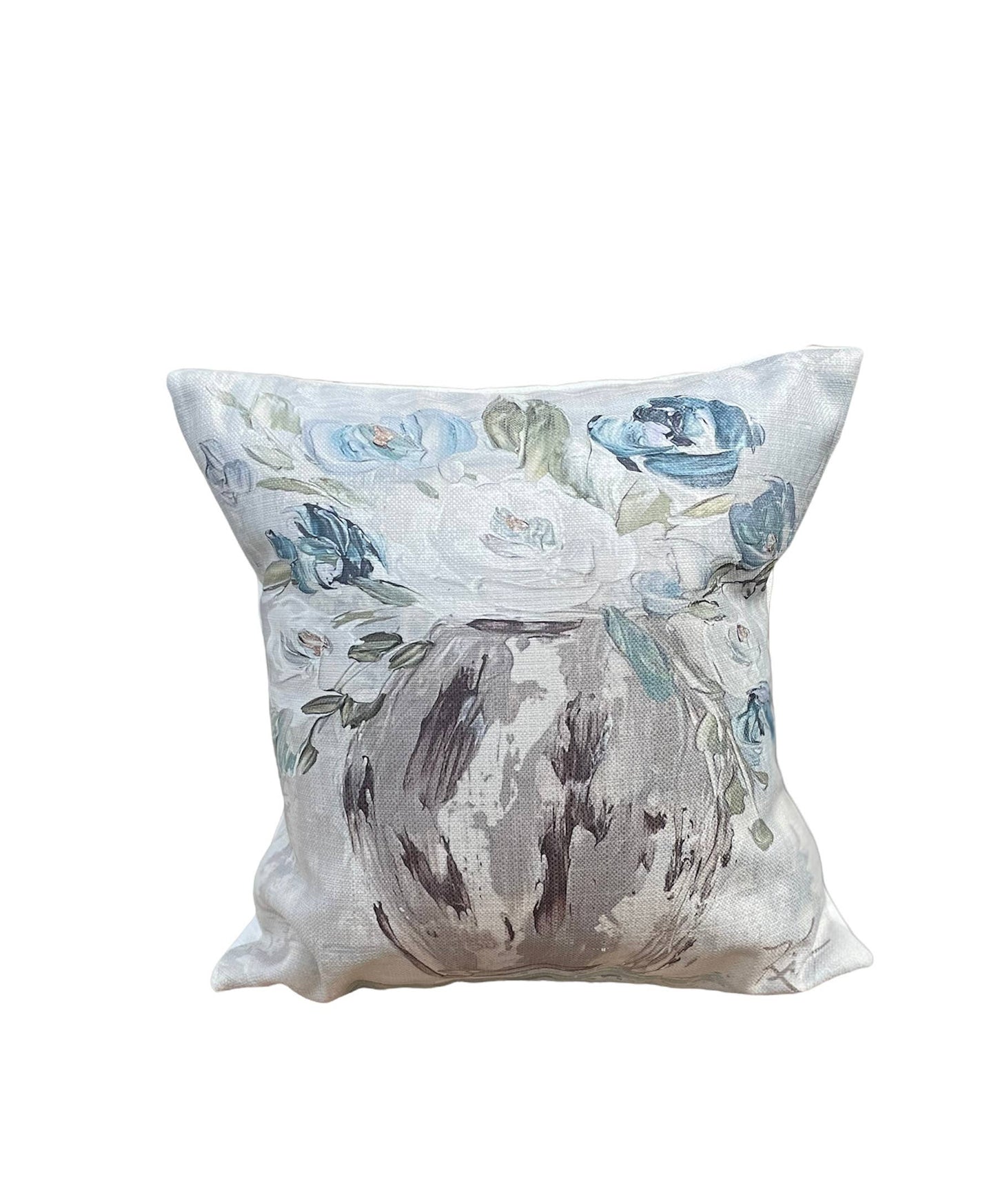 Ga Blue and White flower Vase Pillow