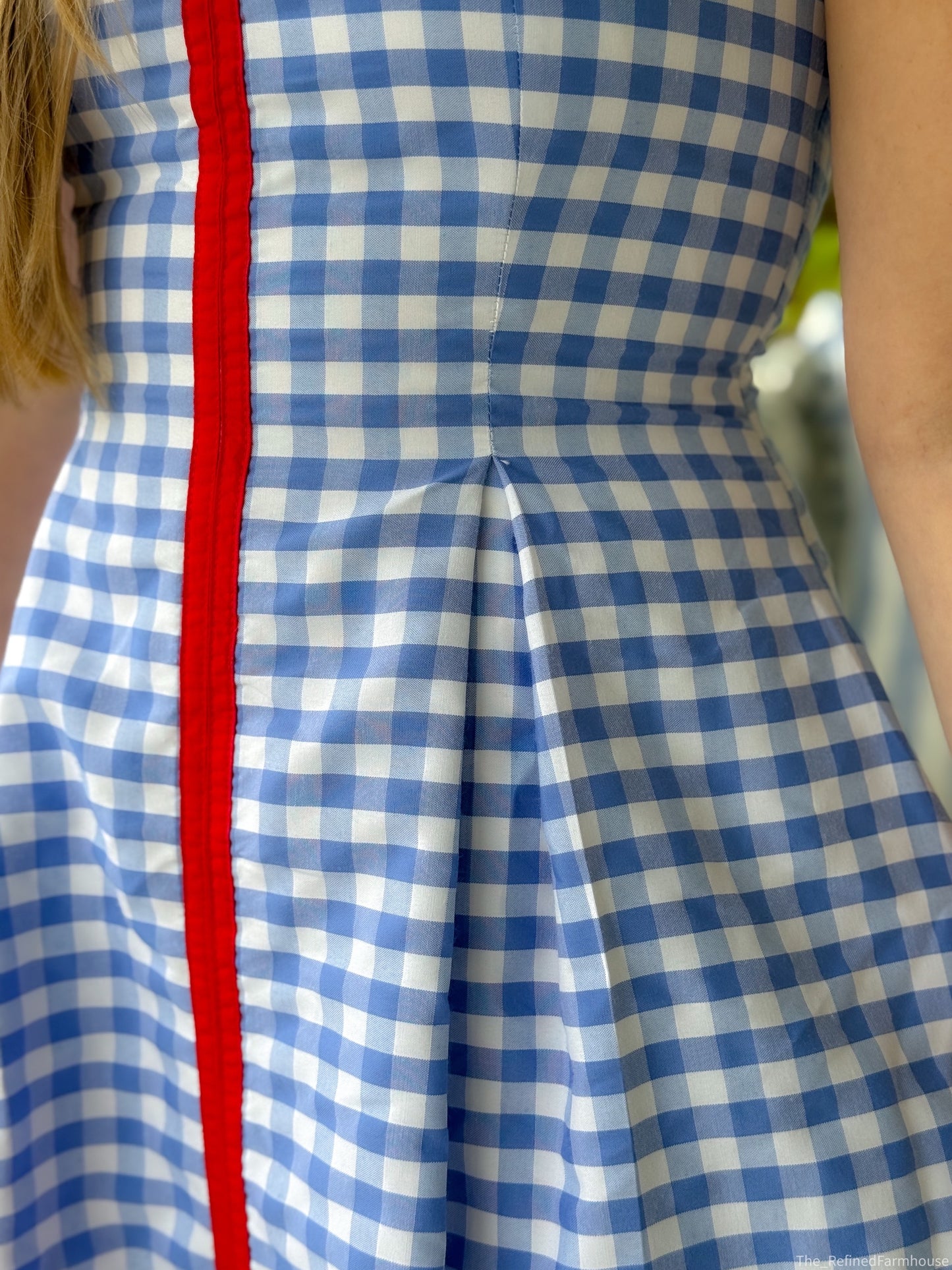 Sweet Picnic Gingham Midi Dress