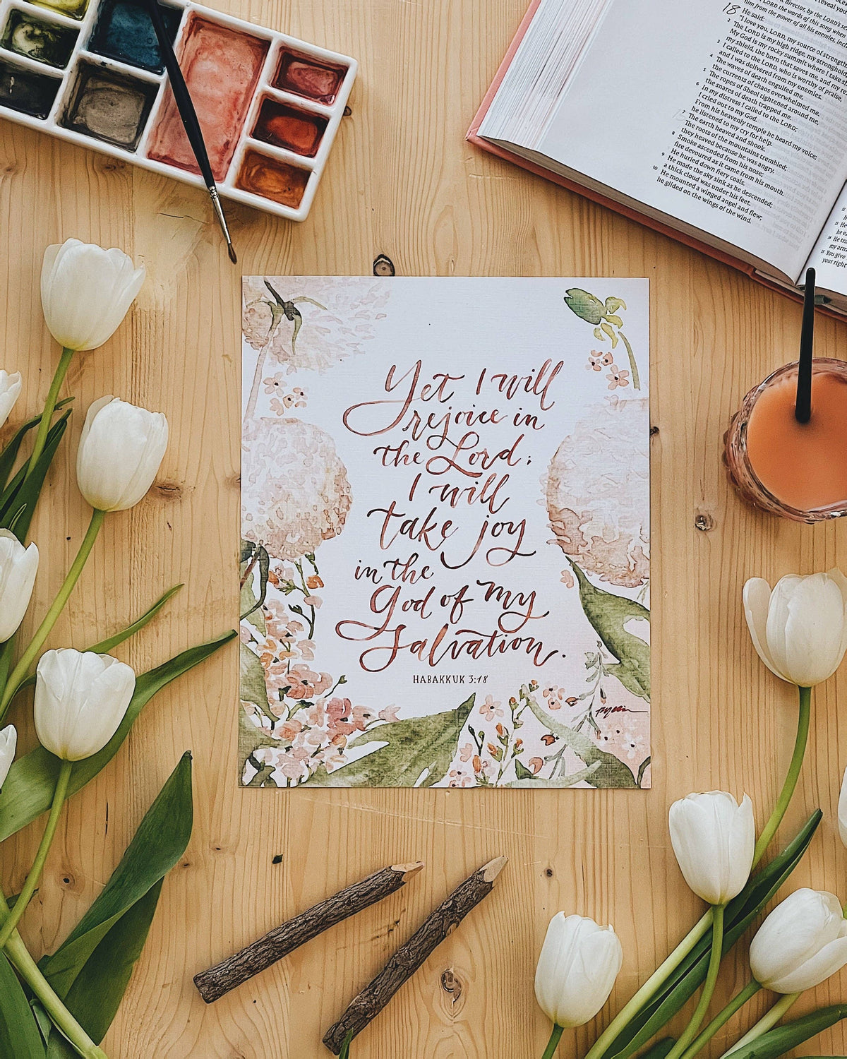 Yet I Will Rejoice Print: 8x10