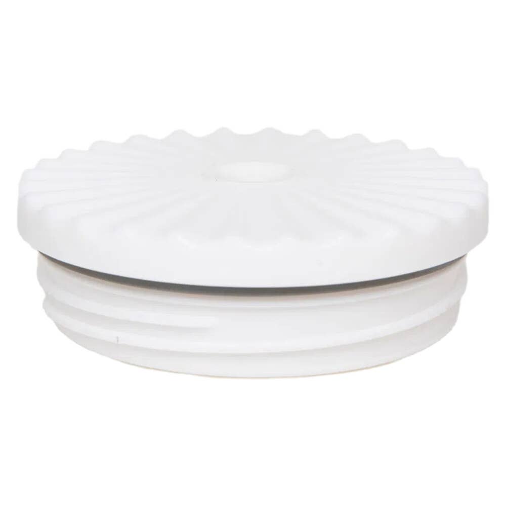 Merry & Bright Checkered Tumbler Cup w/ Handle: White