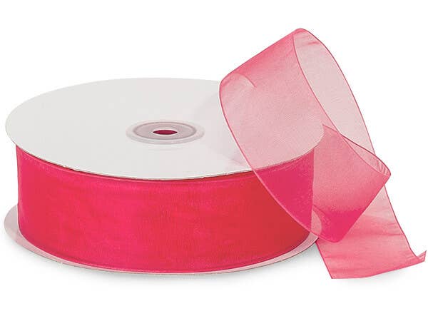 Sheer Organza Gift Packaging Ribbon: Light Blue, 1 Pack, 7/8"x100 yards