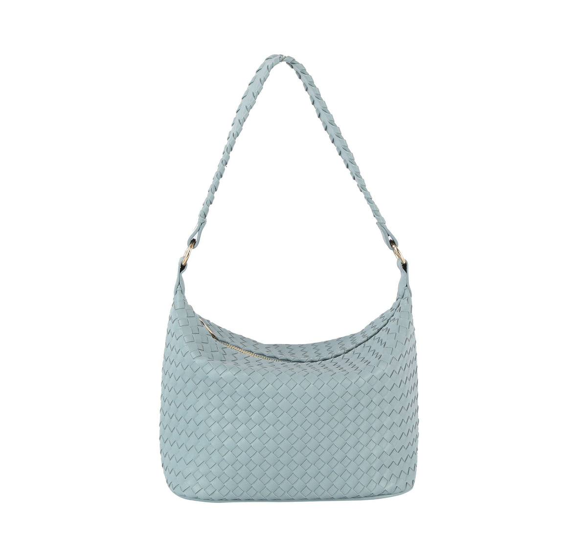 Woven hobo bag: STONE