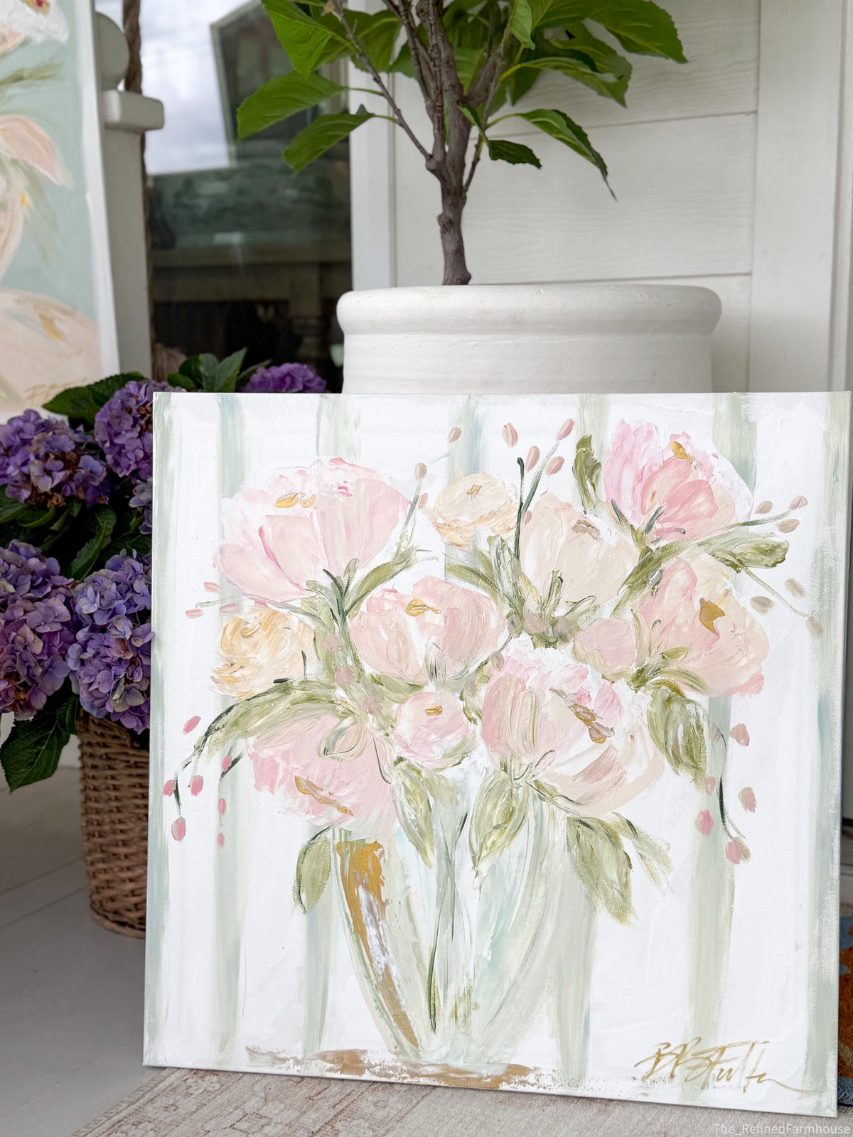 Petals & Grace | Hand Painted Original | 24x24