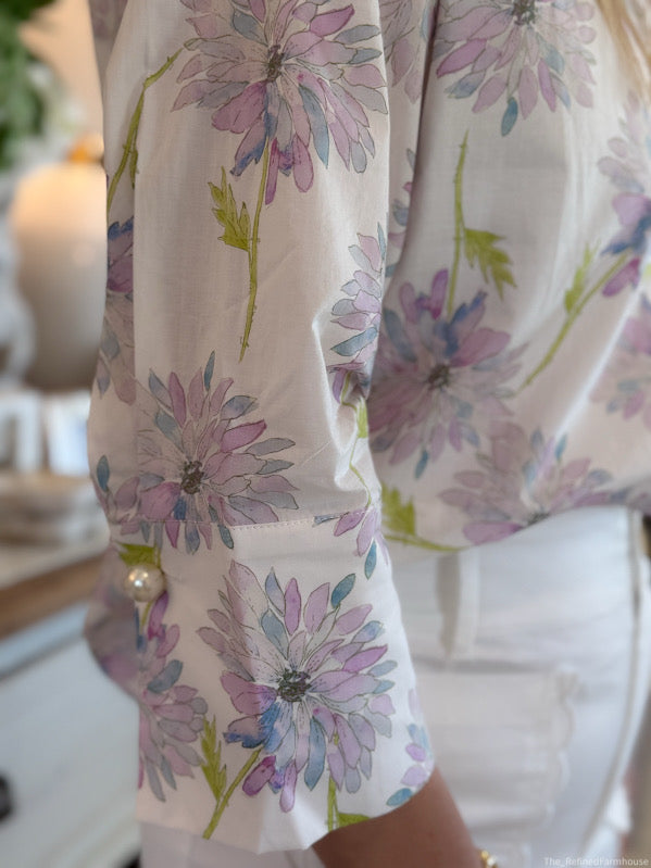 The Delilah Floral Blouse