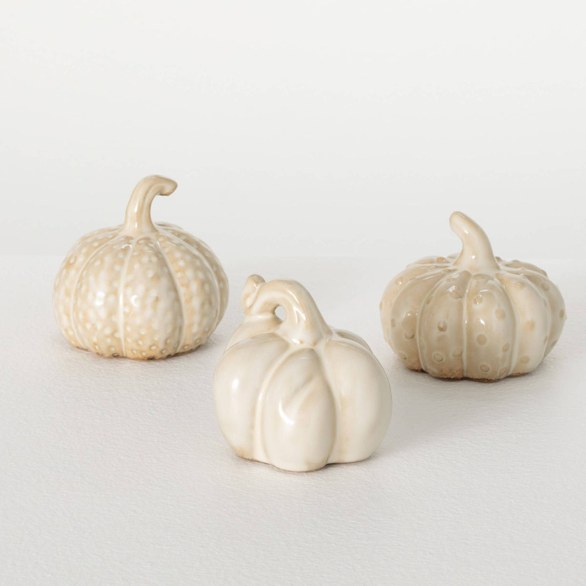 Stone Cream Pumpkins 3 Styles