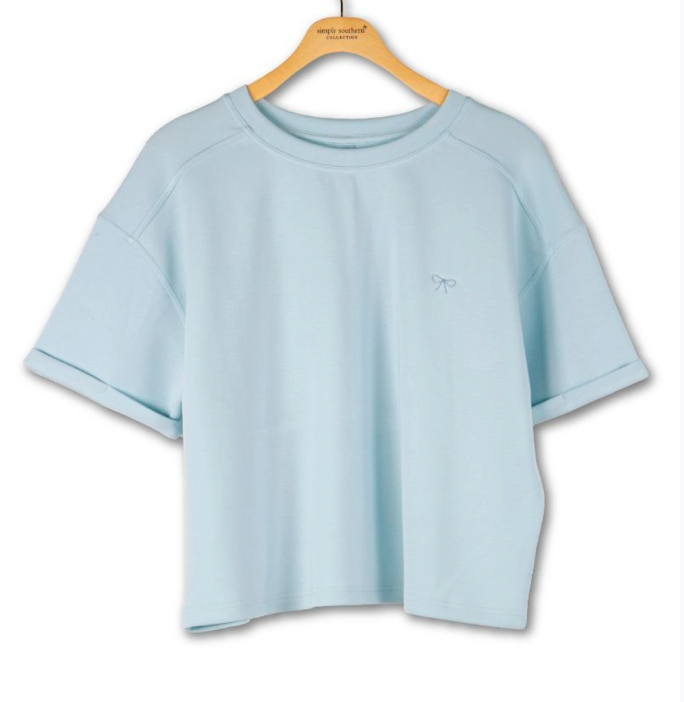 The Everyday Comfort Tee-Blue