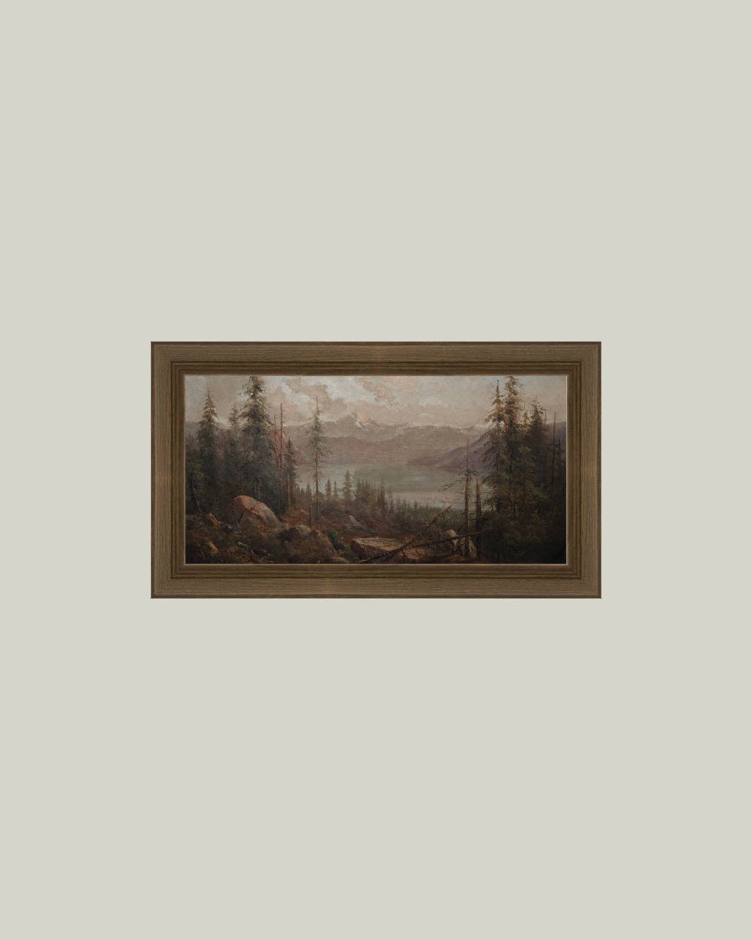 Landscape with Fallen Tree: 12x7