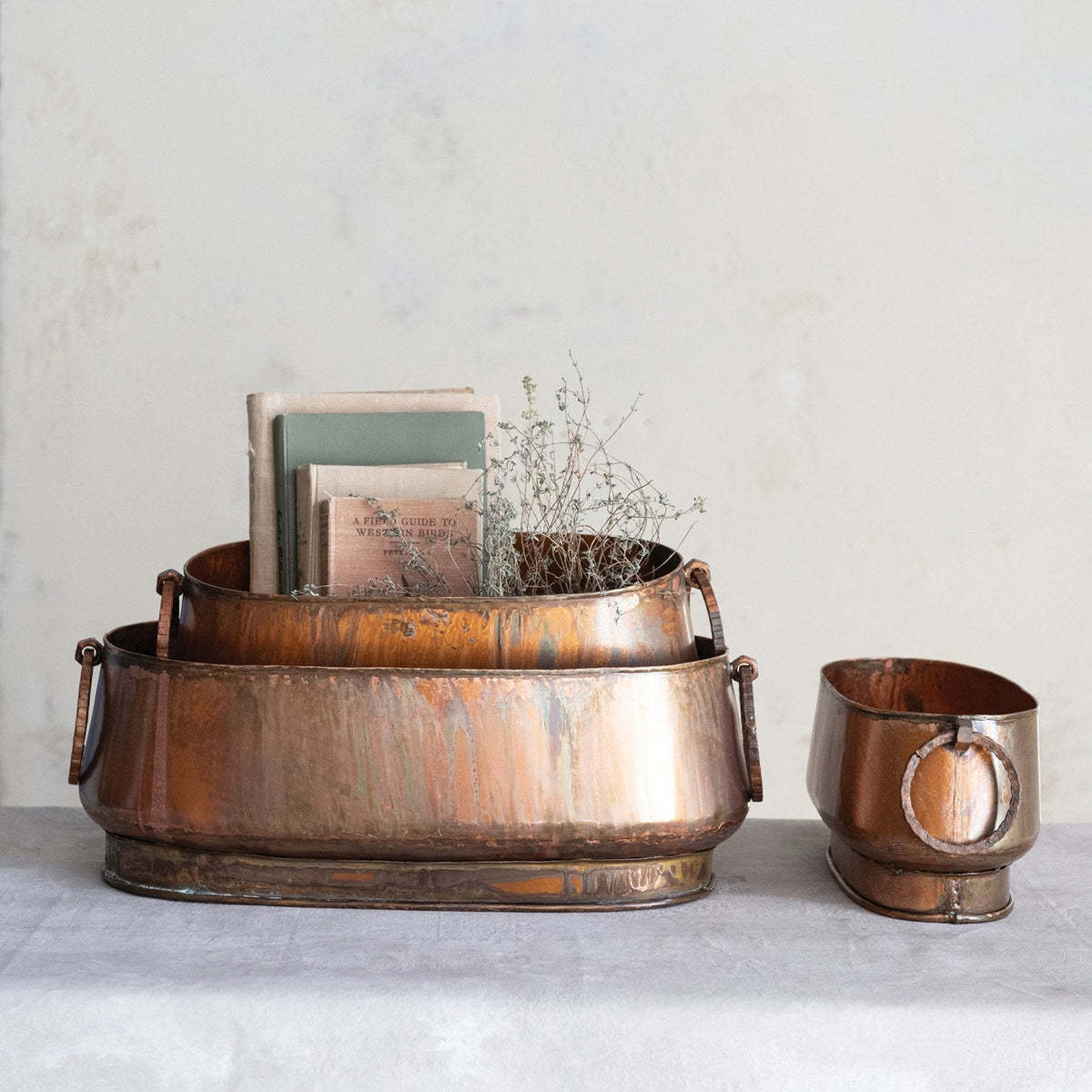Copper Metal Planters