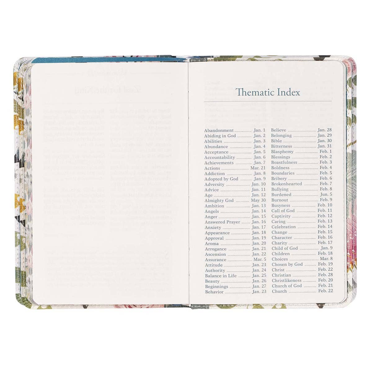 Pocket Bible Devotional for Women Faux Leather