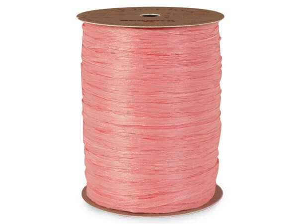 Matte Raffia Ribbon: Ivory Buff, 1 Pack, 100 yards
