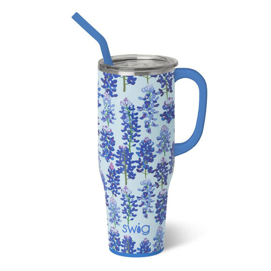 Bluebonnet swig Mega Mug (40oz)