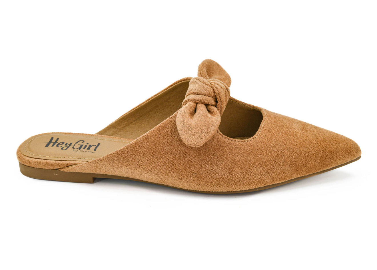 Knotty But Nice – Camel Faux Suede