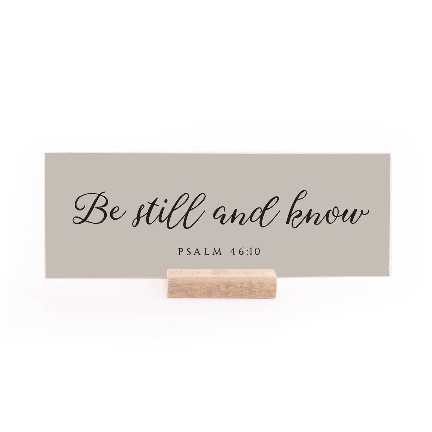 7.5 x 2.75" | Bereavement | Be Still And Know