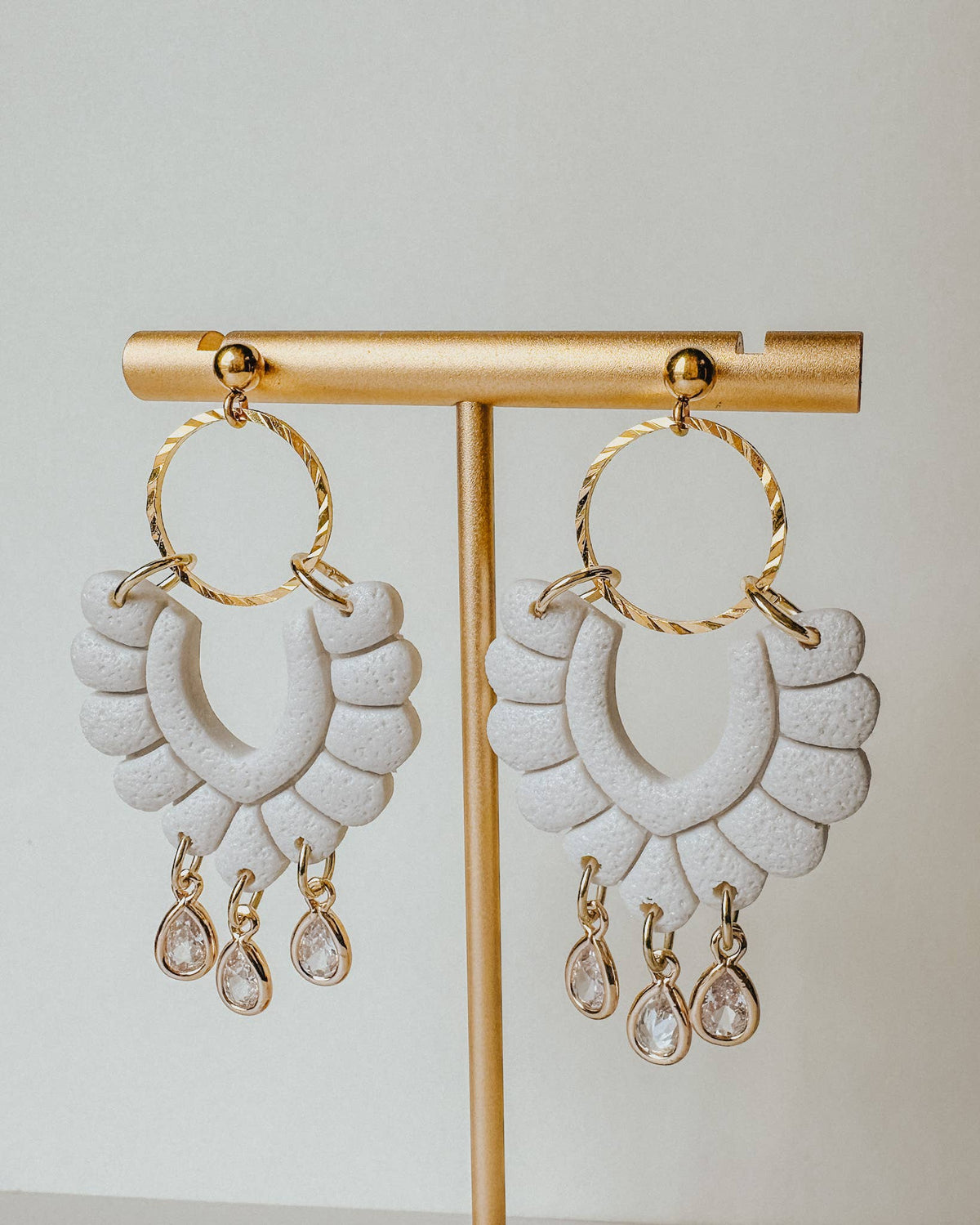 Delia Earrings - Ivory