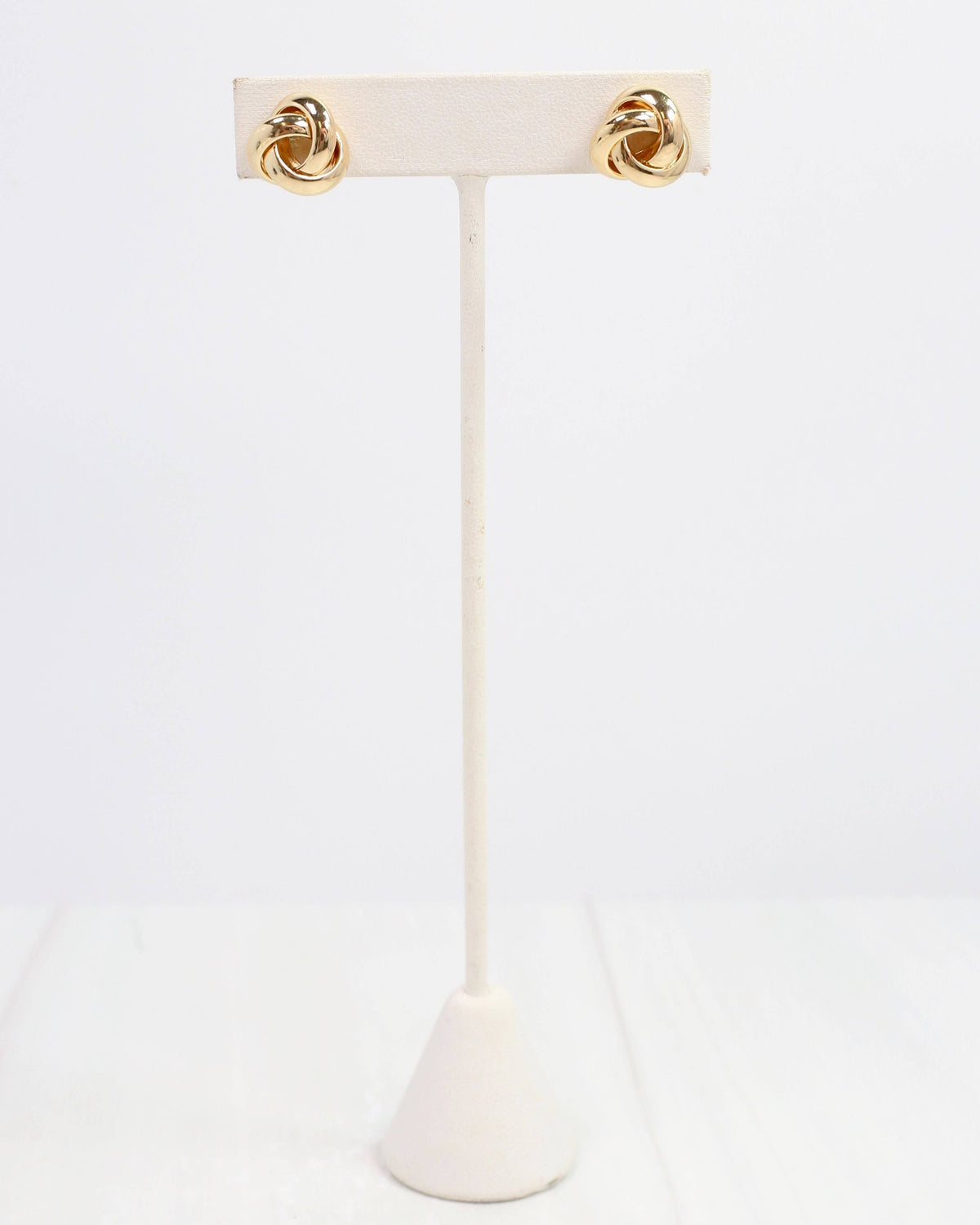Lewis Knot Stud Gold