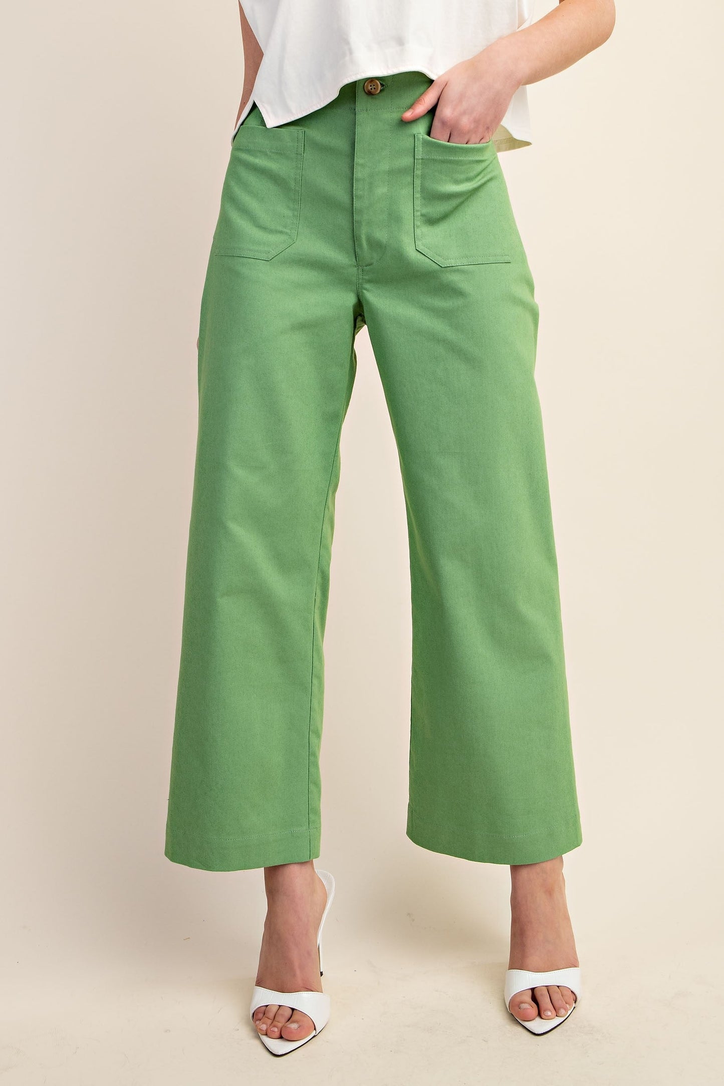 Apple Cropped Summer Pants