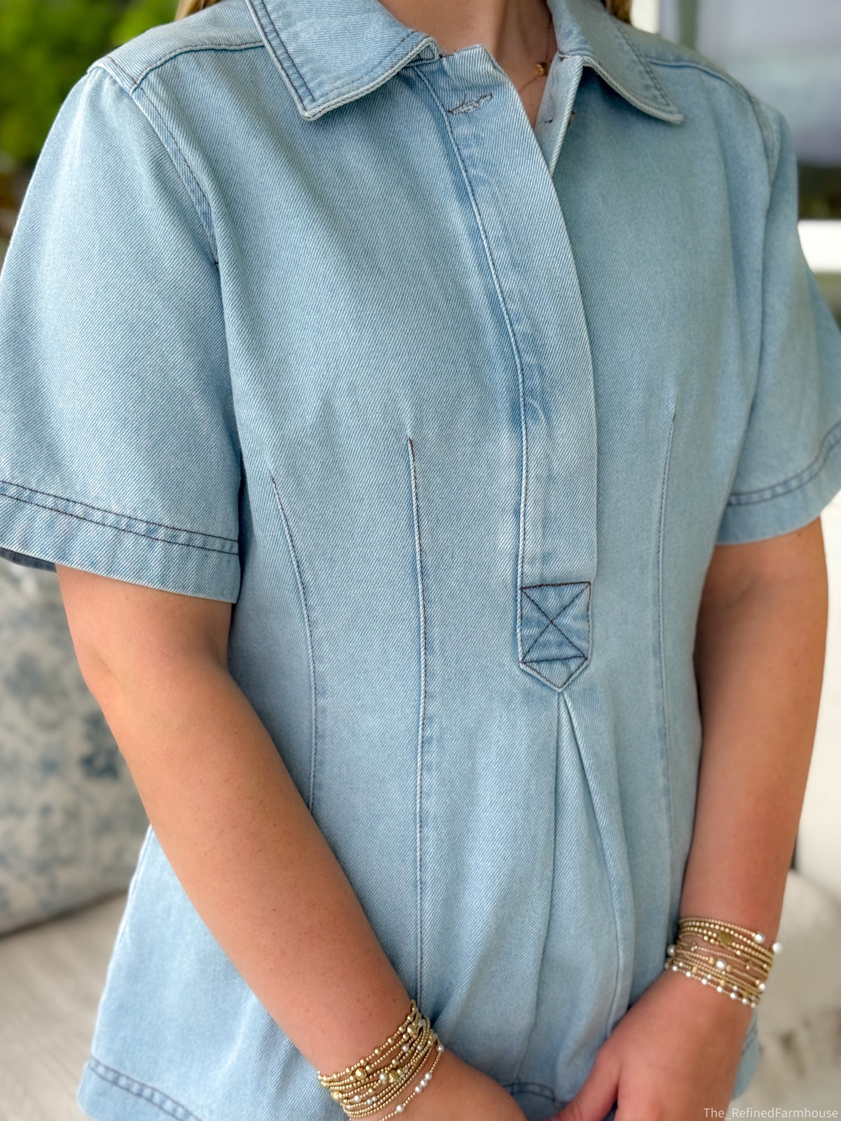 Denim Darling Top