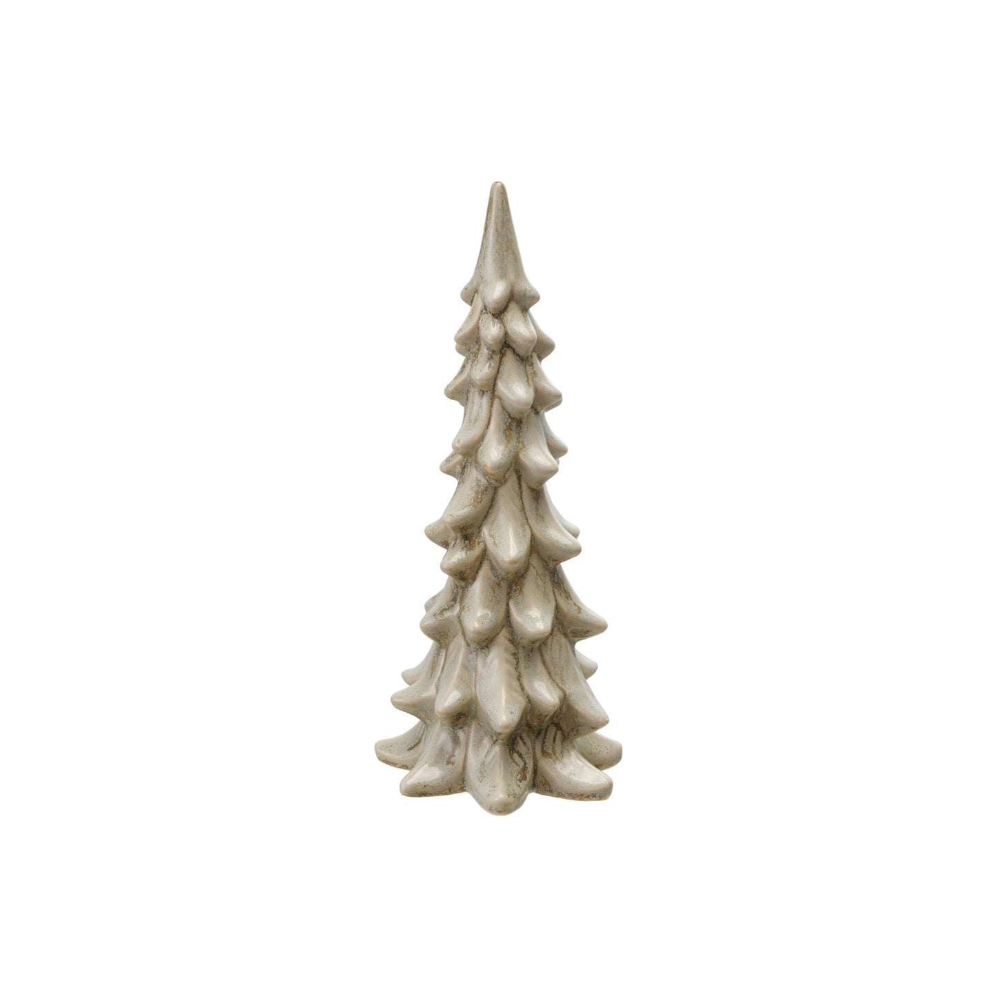 Stoneware Tree, Reactive Glaze | Light Green (Each One Will Vary)