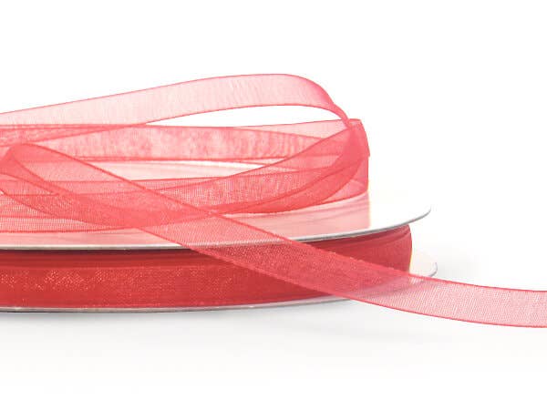 Sheer Organza Gift Packaging Ribbon: Light Blue, 1 Pack, 7/8"x100 yards